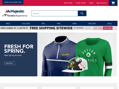 majesticathletic.com