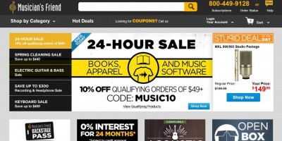 musiciansfriend.com reviews