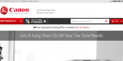 shop.usa.canon.com reviews